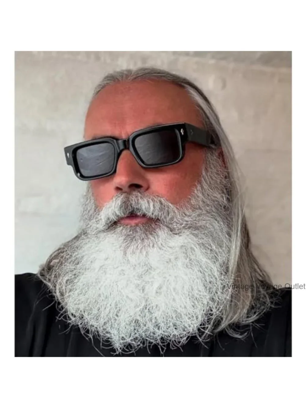 Chunky Rectangle Sunglasses UV400 Retro Square Shades for Men Women